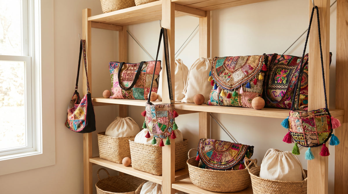 How to Store Embroidered Bags When Not Traveling