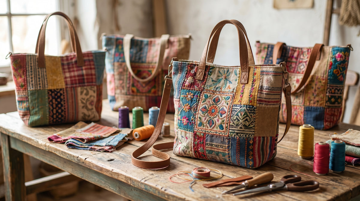 5 Patchwork Bags That Add Color to Any Outfit