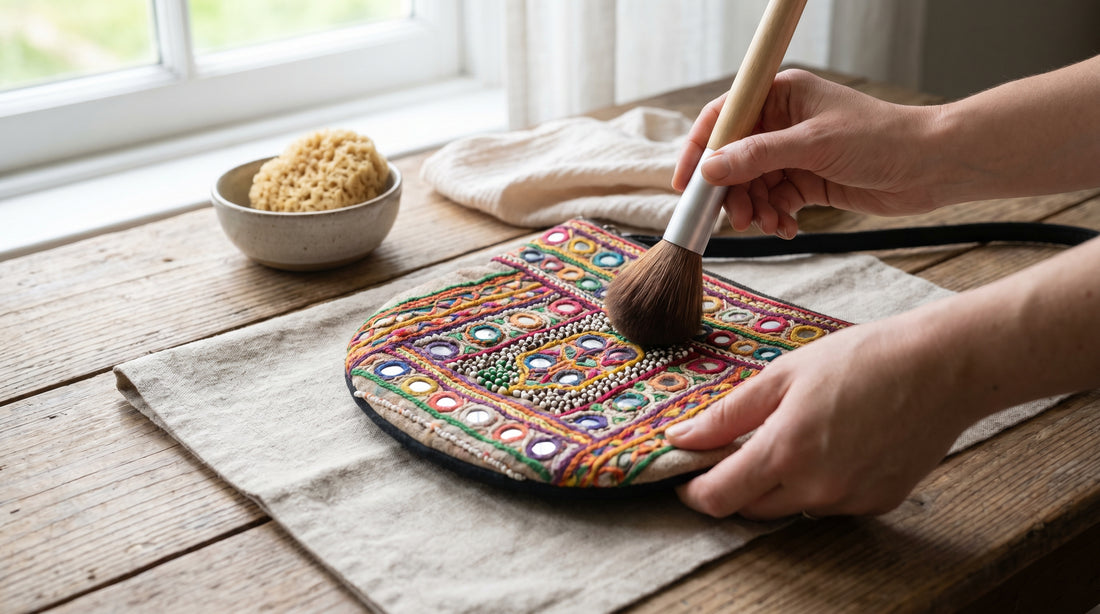 How to Care for Embroidered Details on Bags