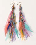 Fifochka Festival Bloom Tassel Earrings