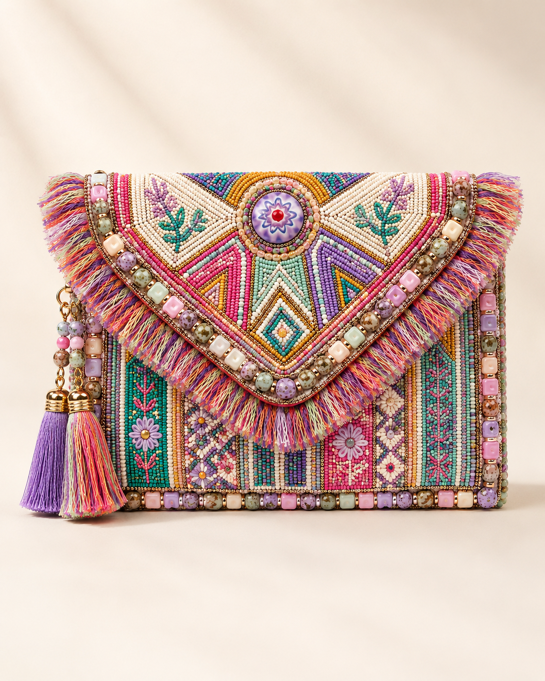 Pastel Nomad Clutch